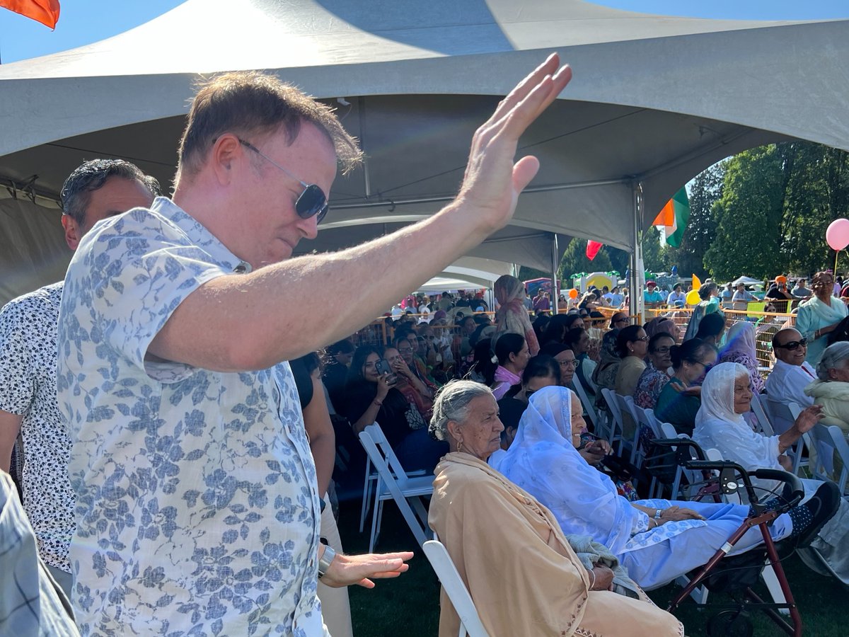 KevinFalcon's tweet photo. Had an absolute blast celebrating cultural diversity and vibrant traditions at the Vancouver Punjabi Mela Society Festival today with MLA @MichaelLeeBC!🎉

Grateful for events like these that bring B.C. together. Let's continue embracing our diversity and fostering unity! https://t.co/XolIjLUAcf