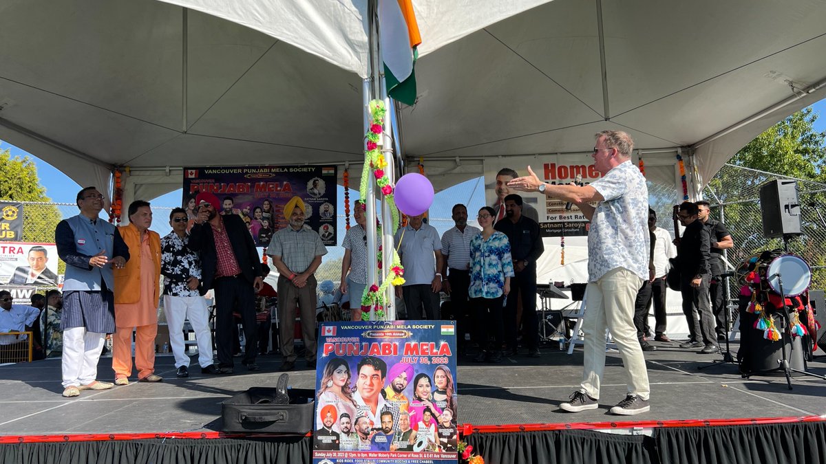 KevinFalcon's tweet photo. Had an absolute blast celebrating cultural diversity and vibrant traditions at the Vancouver Punjabi Mela Society Festival today with MLA @MichaelLeeBC!🎉

Grateful for events like these that bring B.C. together. Let's continue embracing our diversity and fostering unity! https://t.co/XolIjLUAcf