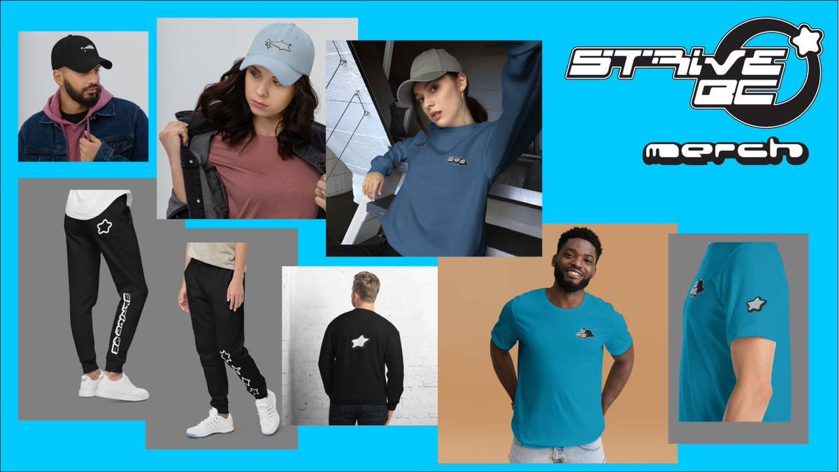 StriveQC's tweet photo. @Dire_FGC @LooliAnne @Za1onFGC @Serpikmin @ContentCasper @KiriNishikino Strive QC now has merch! wear our drip and support our projects by buying em on: https://t.co/KSXVCzUSRr https://t.co/agcWkoR6aH