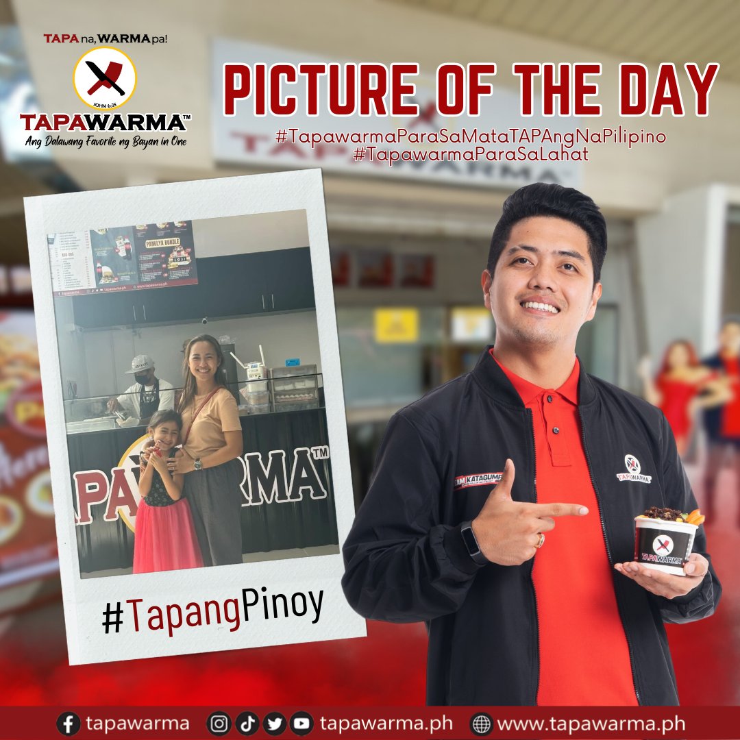 tapawarma_ph's tweet photo. 𝙎𝙋𝙊𝙏𝙏𝙀𝘿 𝘾𝙐𝙎𝙏𝙊𝙈𝙀𝙍𝙎 𝙊𝙁 𝙏𝙃𝙀 𝘿𝘼𝙔 🤩

Pure bliss captured in a frame! Our photo of the day features the most adorable kids, spreading smiles and happiness for miles✨🫶

#PictureOfTheDay #TapawarmaParaSaLahat #Tapawarma #AndreaBrillantes #TeamKatagumpay https://t.co/zvRrwWg6kY