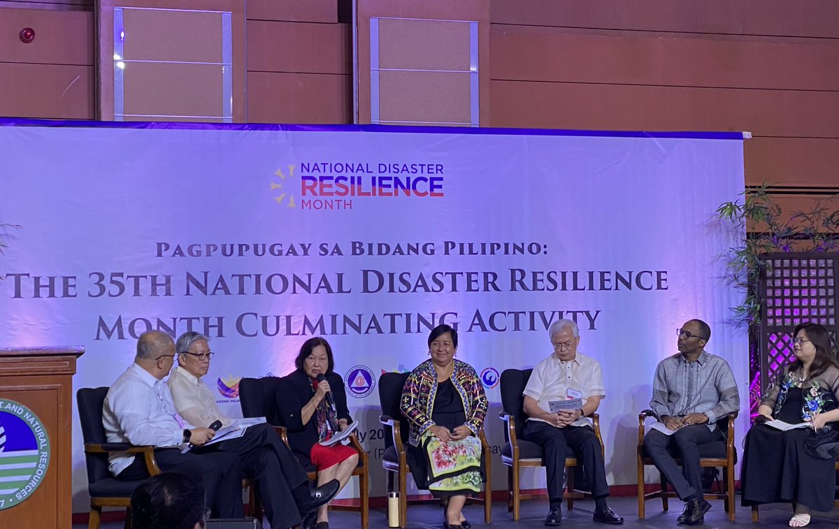 ccarPH's tweet photo. Panel discussion on Fortifying Partnerships for Resilience with Dr. Emma Porio, CCARPH Project Leader and Principal Investigator, and Prof Jec Bersilla, Co-Principal Investigator https://t.co/xzDK7fK8a6