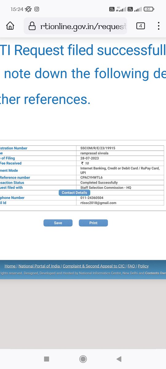 #sscgd2018 rti submitted SSC HQ REGARDING DELHI HIGH COURT ORDERS SECOND LIST SSCGD 2018 CANDIDATES