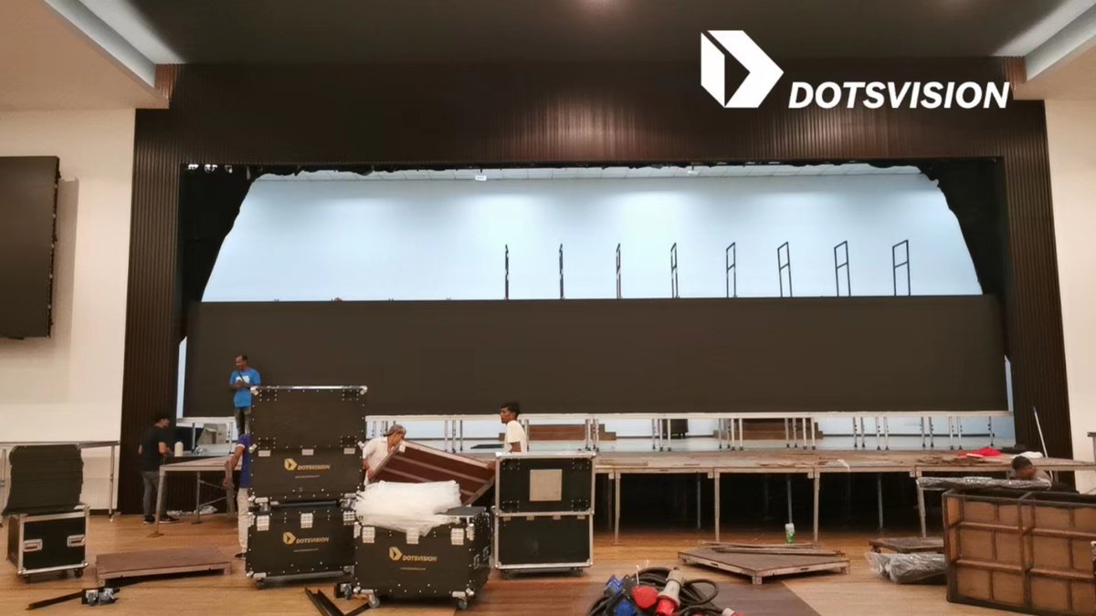 LisaSon12115500's tweet image. Dotsvision indoor P3  stage Led wall, 7680Hz high refresh rate setup on site, stay tuned for the upcoming exquisite show. #ledwall #stageledwall #rentaledwall #p3leddisplay #ledekran
WhatsApp/wechat: 0086 185 7677 5236
Email: inquiry@dotsvision.com
dotsvision.com