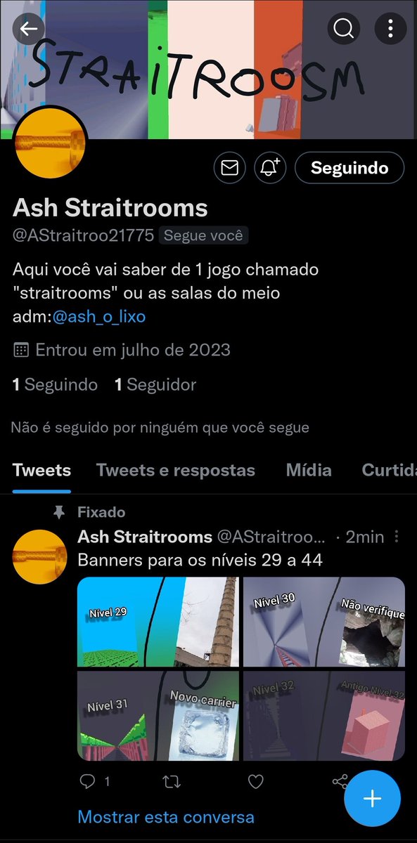ash_o_lixo's tweet photo. A parada é o seguinte. Eu criei 1 conta para straitrooms, pq aqui é conteúdo de brawl stars, então aproveitem essa conta pq vai ter tudo de informações das straitrooms lá, tô começando a postar coisas lá https://t.co/HWzSGq5Yr2