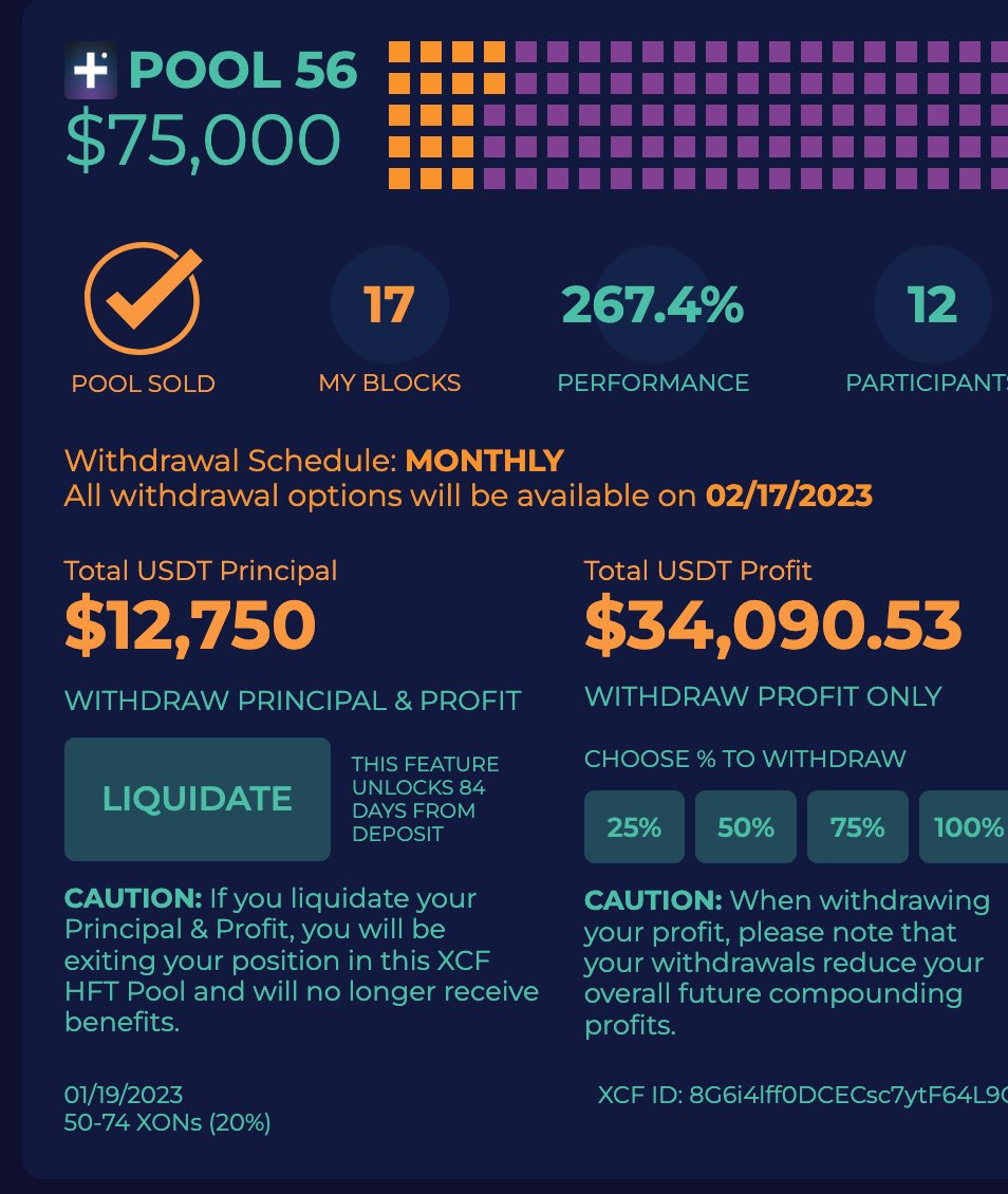 EagleRox_'s tweet photo. It’s pool update time @XETACapital! You like what you see? Come check out how #XETApays, especially now that we’ve had our 1-year #XETAnniversary https://t.co/5PWdXZ0q9S