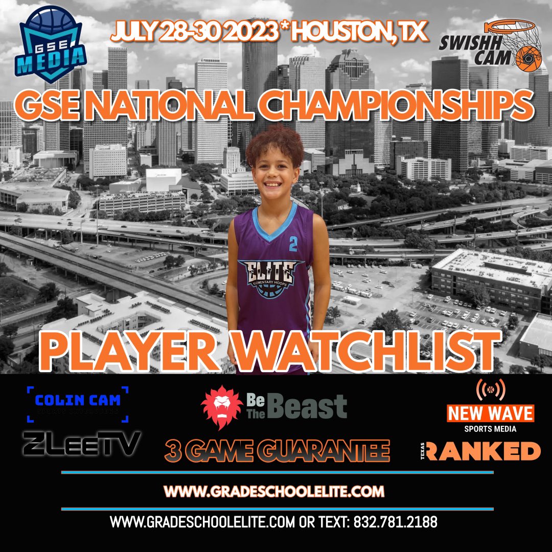 GrdSchoolElite's tweet photo. GSE National Championship Standout Players on the weened in Houston, TX #GSENationals #Basketball #Ballislife https://t.co/kXarcRbZCV