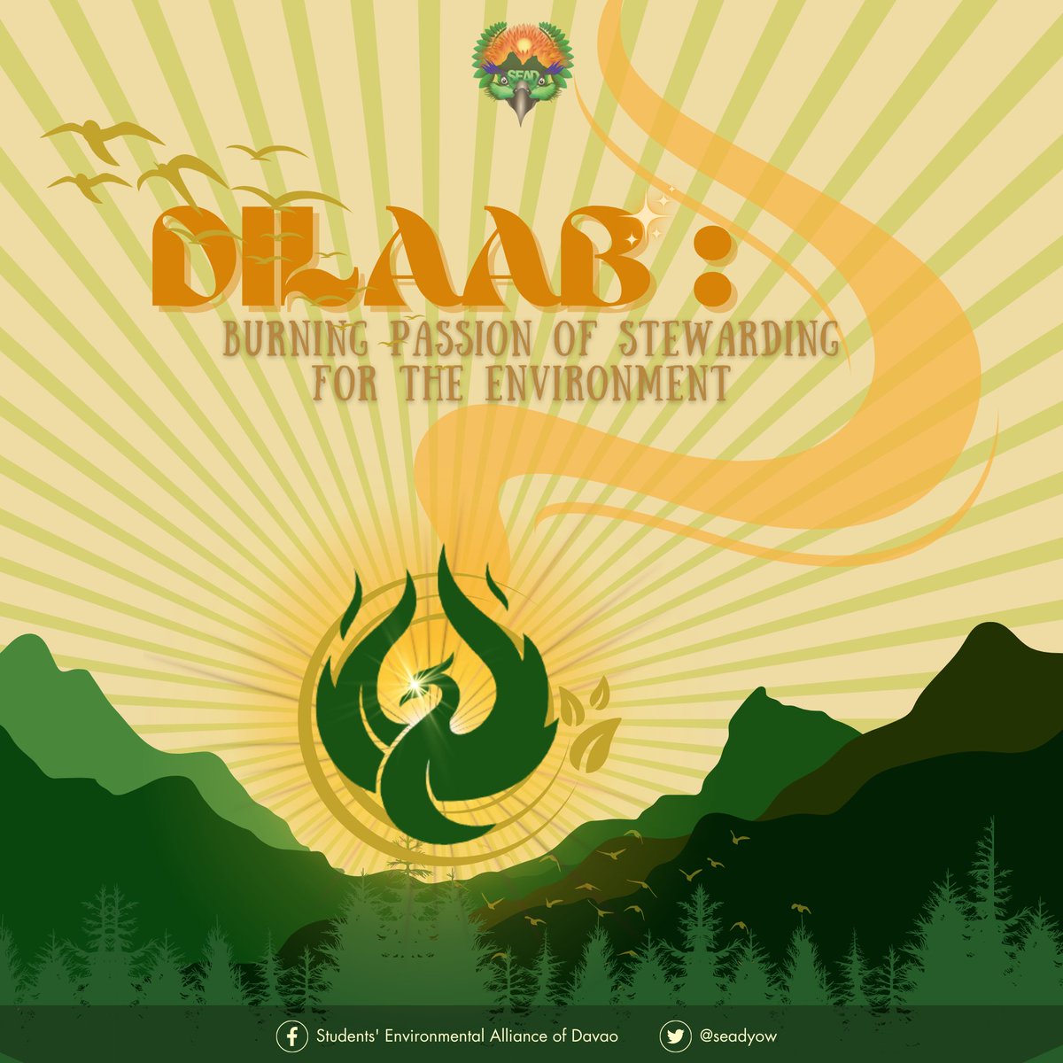 From Youth Environmental Stewardship to ETERNAL FLAME as we ignite our new branding "DILAAB: Burning Passion of Stewarding for the Environment"

#NewBeginning2023 
#RefreshedandRevitalizedSEAD
