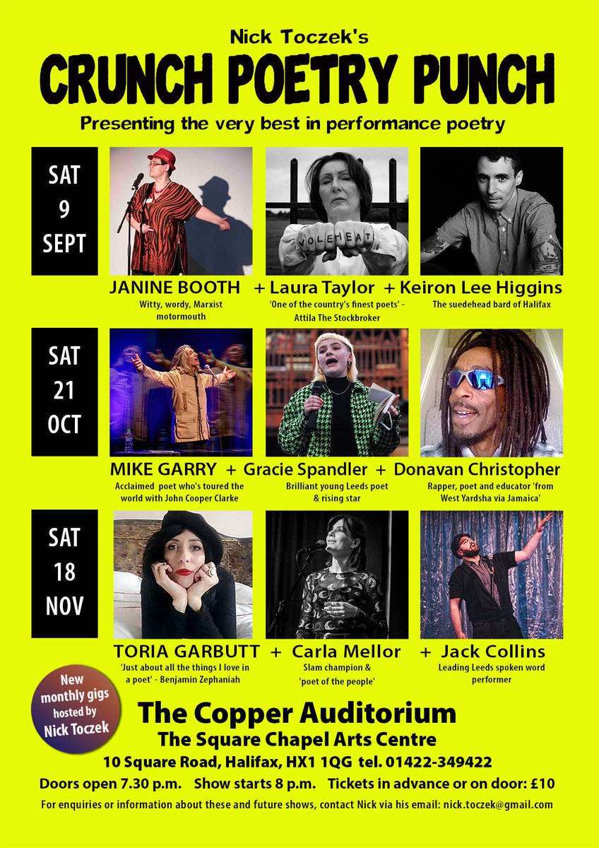 Hear yee, hear yee, hear yee Performance poetry evenings. Please feel free to come along and enjoy the vibez. Or feel free to share if your not there.. Crunch punch poetry...