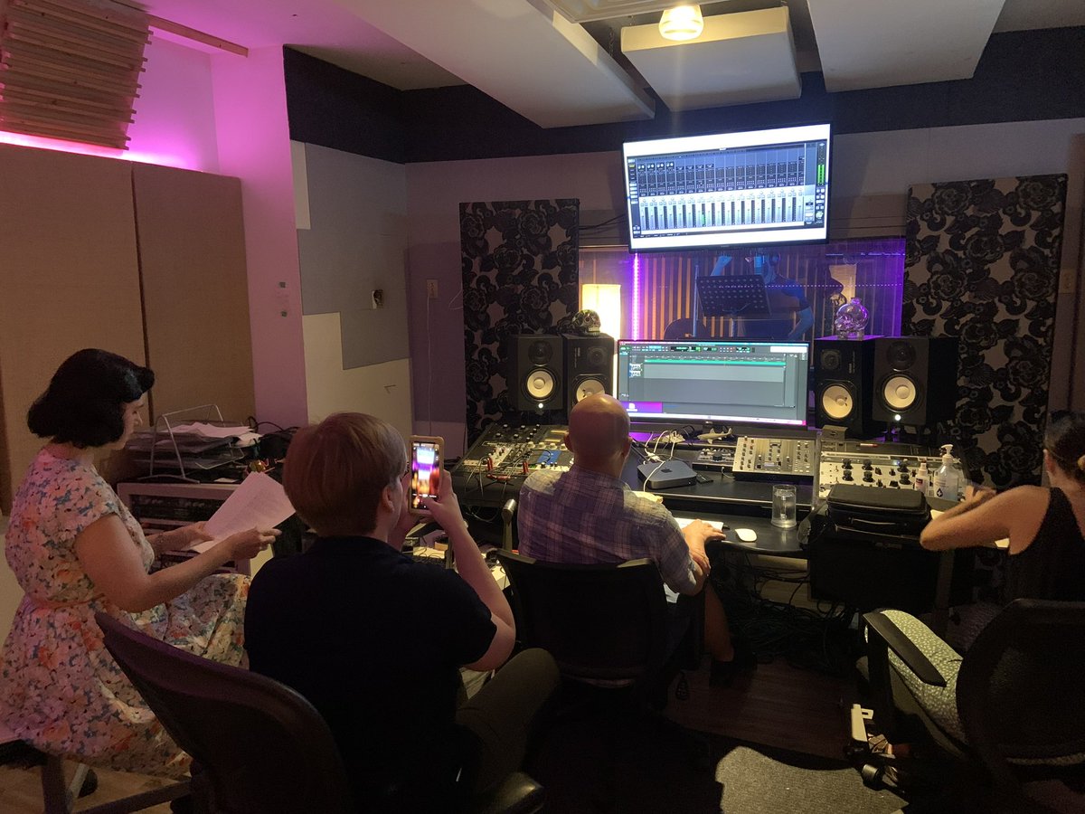 NawrockiTina's tweet image. BIG day for @SyrenkaFilm !!!! Recording the voices of Radost and Kazmir with our actors James Jordan and Rob Corbett! @BaddMachine @FelicityMorland #indiefilm #2danimation #voiceacting