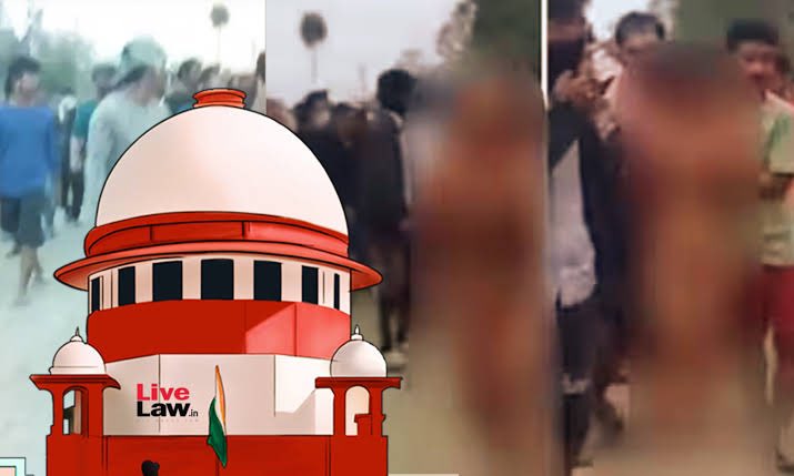 LiveLawIndia's tweet photo. #BREAKING Two women who were seen in the #Manipur sexual violence video approach the #SupremeCourt.

A bench led by CJI DY Chandrachud to hear their plea today.

#SupremeCourtofIndia https://t.co/6KYKbDet3c