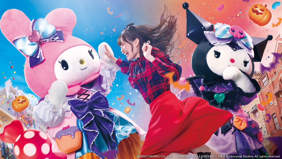 USJ_Official's tweet photo. ＼今年は夢のハイタッチも叶う💖／

#マイメロディ＆#クロミ の
【ハッピー・ハロウィーン・グリーティング】

かわいい二人と楽しくふれあって
ハッピーハロウィーン❣

#USJ だけの期間限定♪甘辛コスチュームにも
注目です❣

詳細はこちら→https://t.co/vMMHtha0P7

#ハハハハロウィーンパーティ https://t.co/QFgrrD8DTa