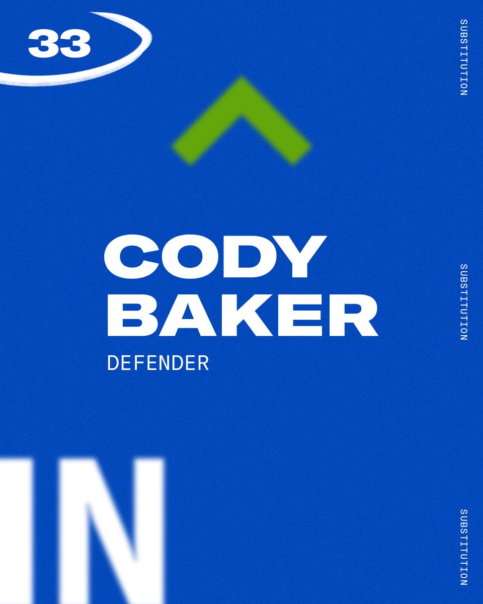 SoundersFC's tweet photo. 78' SUB: Cody for Nouhou 

SEA 2 | MTY 4

#MTYvSEA | #LeaguesCup2023 https://t.co/qRprAOWlso