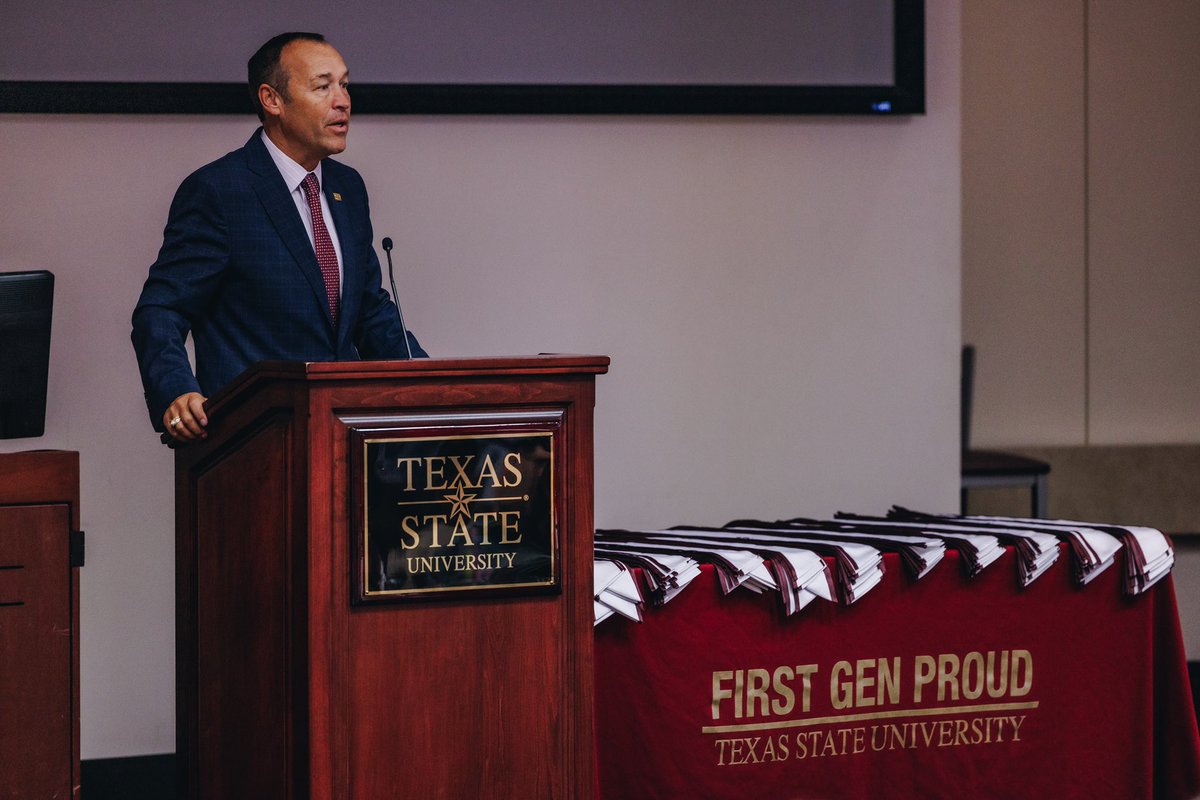 CamriePipper's tweet image. For me, the joy and validation in working in academia are found in fostering a sense of community and belonging among fellow first-gen students. 

Helping coordinate the #TXST First-Generation Graduation Celebration was a heartfelt highlight! #FirstGenProud