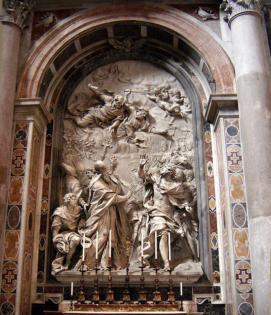 Alessandro Algardi (July 31, 1598 – June 10, 1654) was an Italian Baroque sculptor.Expulsão de átila