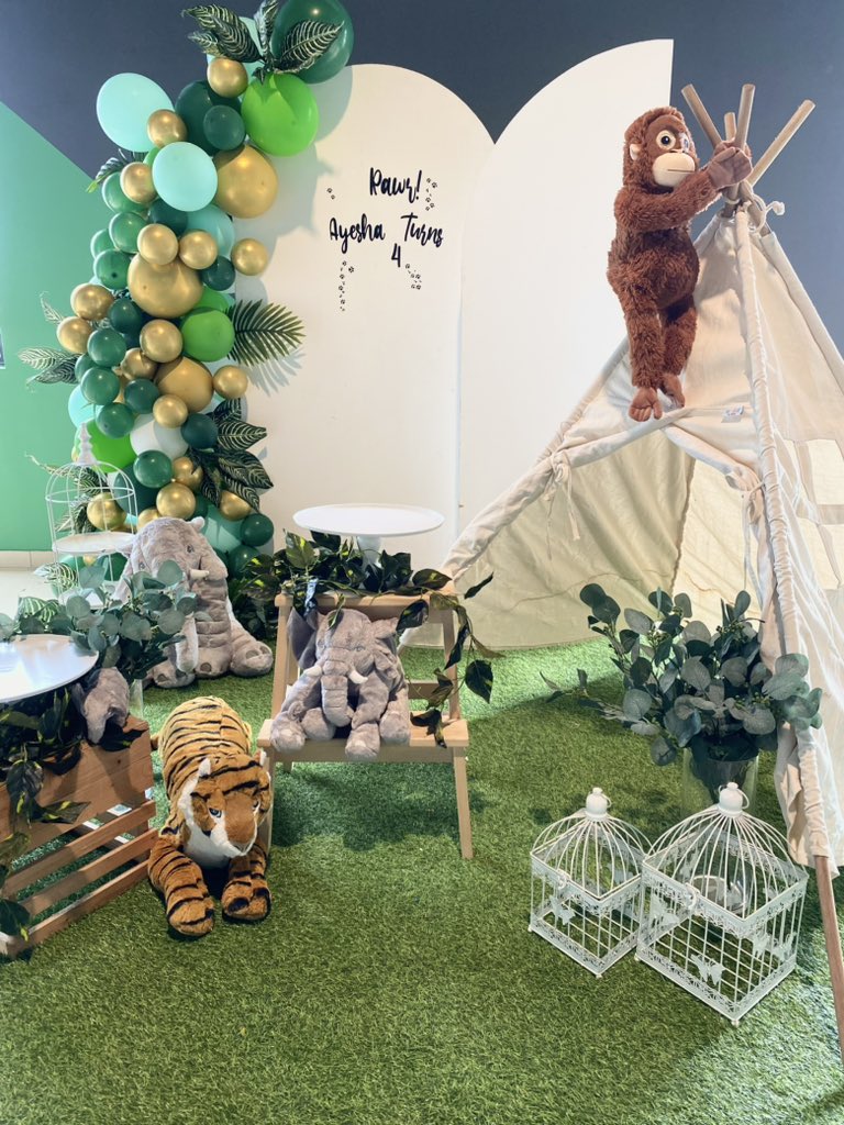 Kalau taknak BARBIE, theme animal pon boleh 🦁🐯