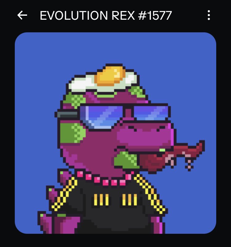 Chad_Durrzy's tweet photo. @purpdranknotaro @EVOLUTIONREX @flipparoute @obelicks @GMEMOONBOUND ๐ณ๐ช๐ฆ๐ #EVOLUTIONREX https://t.co/pyIS5IUohD
