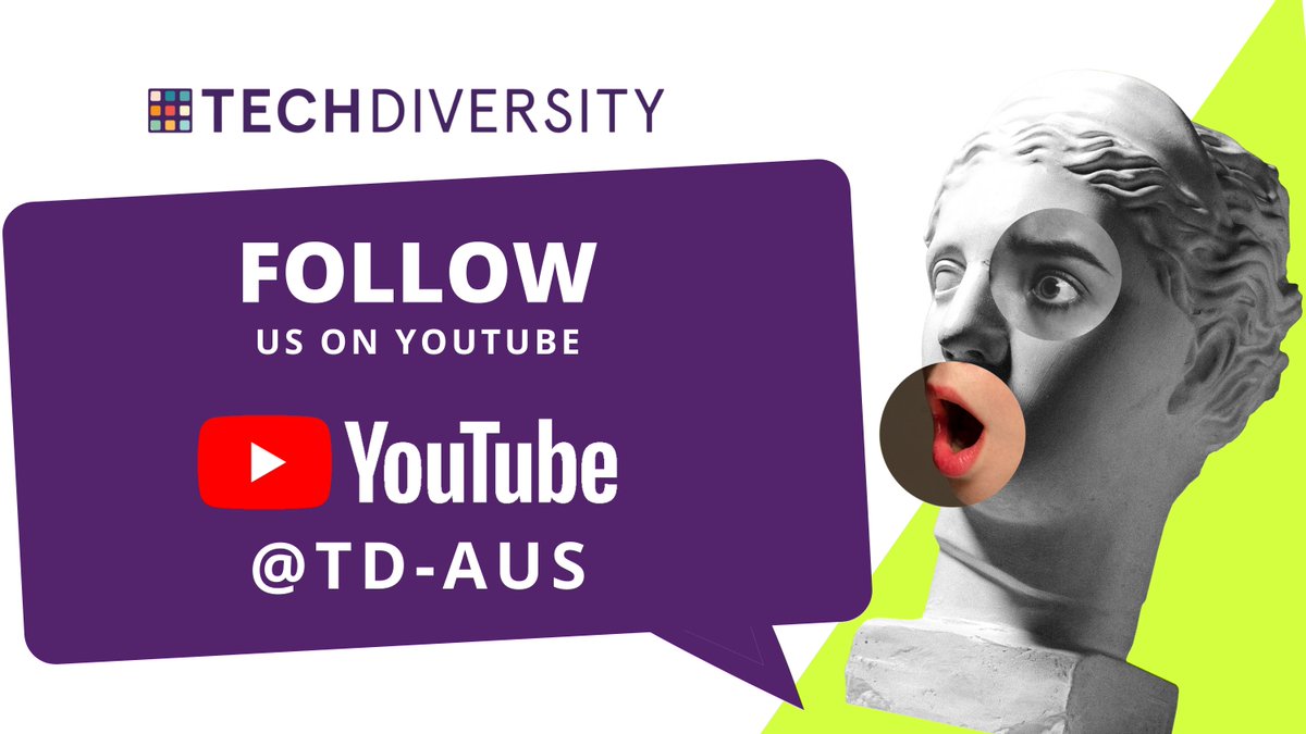 🌟 Follow TechDiversity on YouTube for an exclusive look into the transformative events we host, featuring candid insights from a rich tapestry of experts, leaders, and doers within the Diversity, Equity and Inclusion space. 👉 youtube.com/@TD-Aus #TechDiversity