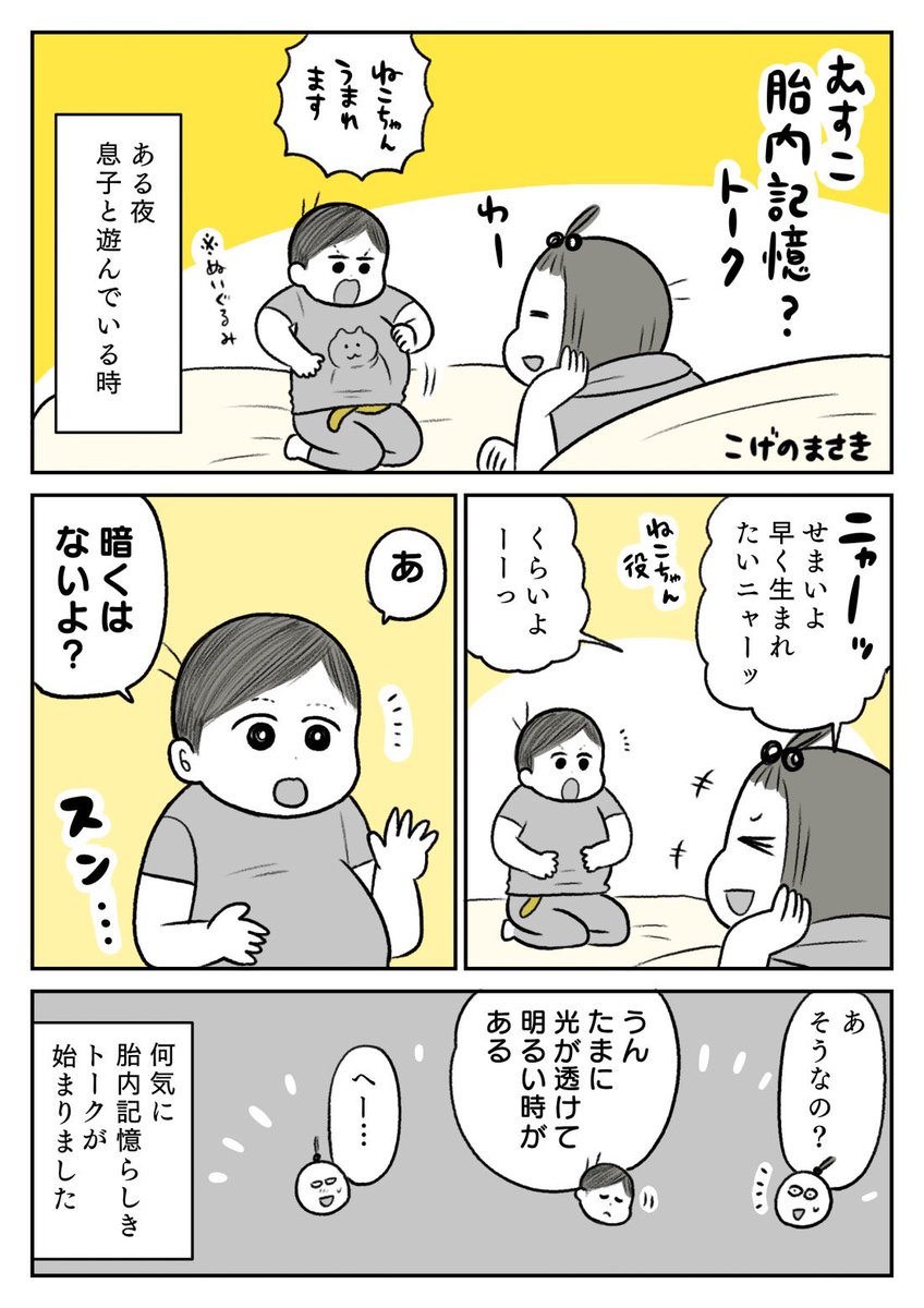 むすこ体内記憶!?!のはなし①