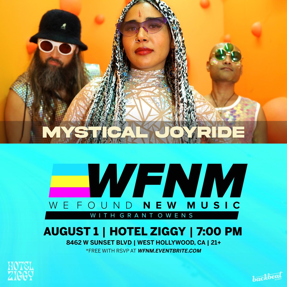 Free show Tuesday night in Hollywood!  <a href="/wfnm/">WE FOUND NEW MUSIC (Grant Owens)</a>