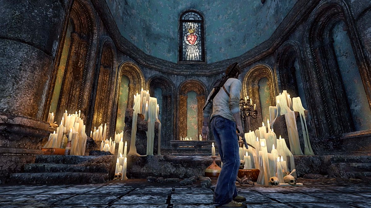 13brevkasse's tweet photo. #Candles @techittothemax #Monastery #Elena #Art #XboxShare #Collections #Uncharted1 #Cathedral @PodToGo #Nathan @ThePhotoMode #Ring #Stainedglass #Game #Uncharted #Soldiers #PS5Share #Church #Panama #Skull #Flashlight #NathanDrakeCollection @oneMtwoB #DrakesFortune #Sanctuary https://t.co/2kI1FkSvJY