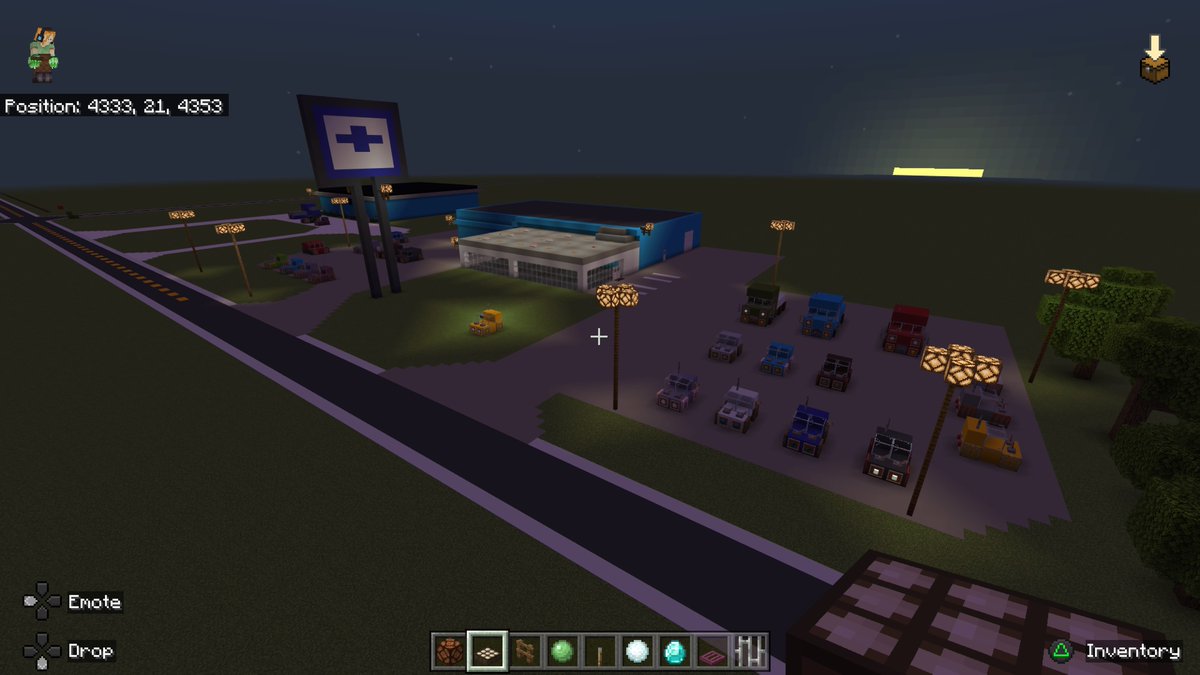 Sammystarfire81's tweet photo. #PS5Share, #Minecraft new auto sales build outside lake court planet Pixelvania galaxy #wildupdate #Minecraftwildupdate #Minecraftbuilds #pixelart #trailsandtales #trail&tales #MinecraftBedrock https://t.co/ISLMdDnmZo