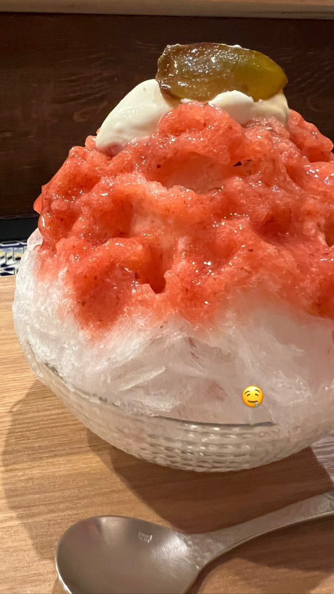 Tomohisanine's tweet photo. しみわたりました🍧 https://t.co/TI4BTwk1C8