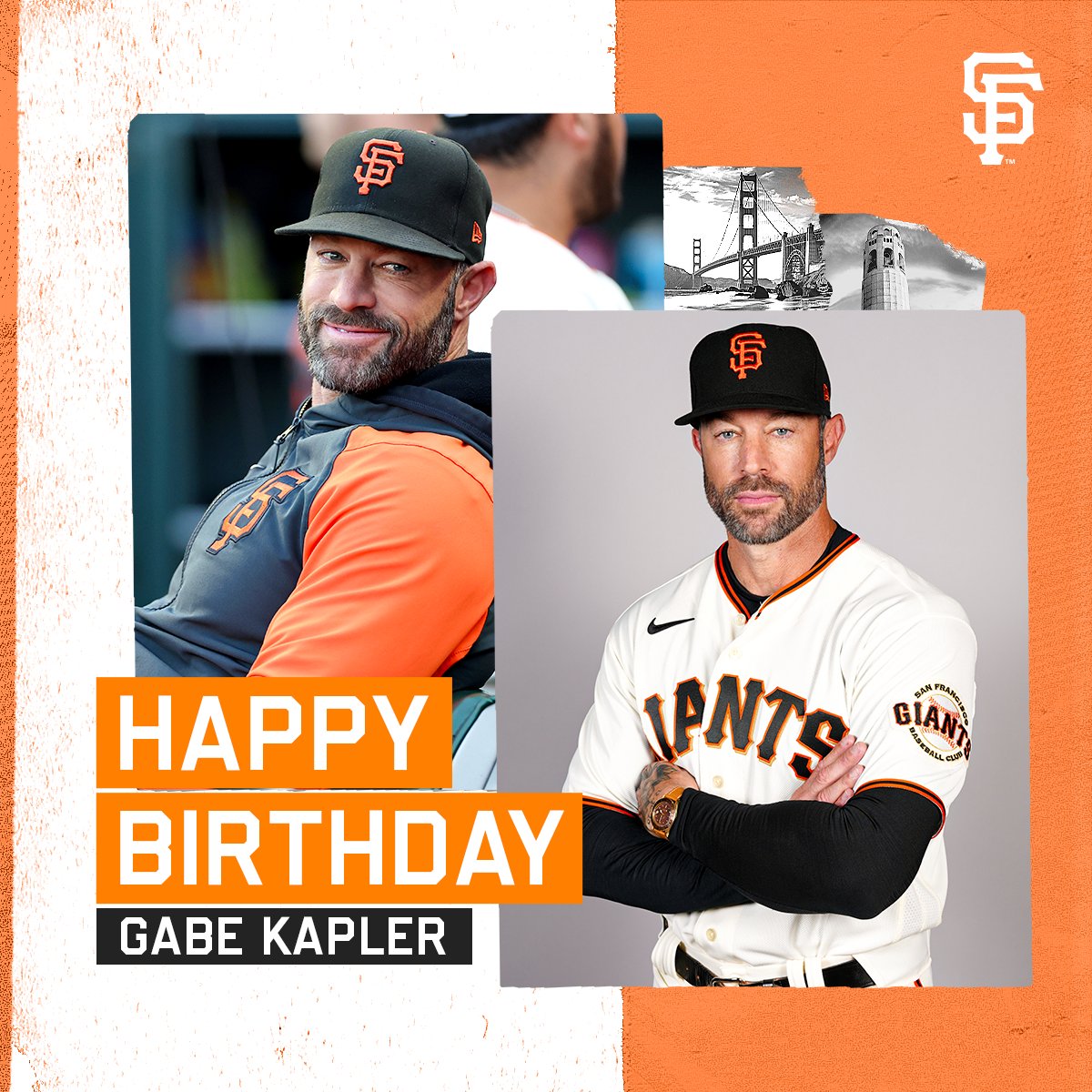 SFGiants's tweet photo. Wishing a happy birthday to the skipper, @gabekapler! 🎈 https://t.co/86LI2Iflgo