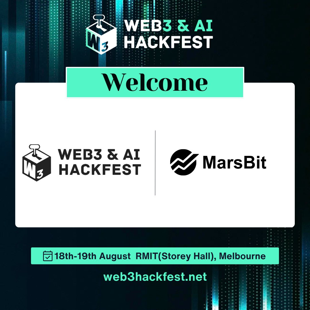 Web3 & AI Hackfest (@web3hackfest) on Twitter photo Hey everyone, please join us in welcoming <a href="/Marsbit2022/">火星财经(MarsBit中文版)</a> as an official media partner, their support will help us bring the event to life with only 3 weeks to go.🎉
As a premier Chinese blockchain media outlet, Marsbit provides comprehensive coverage of the crypto industry, Hey everyone, please join us in welcoming <a href="/Marsbit2022/">火星财经(MarsBit中文版)</a> as an official media partner, their support will help us bring the event to life with only 3 weeks to go.🎉
As a premier Chinese blockchain media outlet, Marsbit provides comprehensive coverage of the crypto industry,