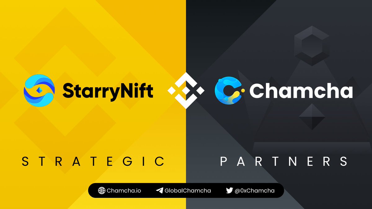 📷 Exciting news! StarryNift is now a proud member of the #BinanceLeague. 📷 📷 Our journey together with @0xChamcha will dive deeper into the vast and inspiring world of #Web3. 📷 We are stronger to shape the future of the digital world with #ChamchaOrdinals