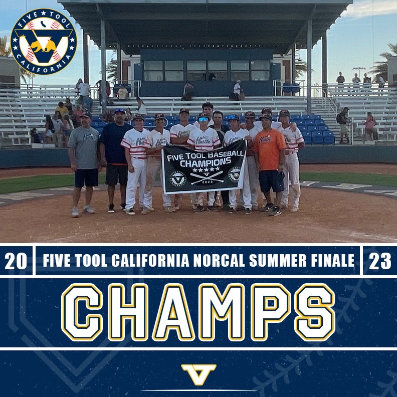 Five Tool California (@fivetoolca) on Twitter photo 🏆CHAMPIONS🏆
Congrats to <a href="/ModestohustleBB/">Modesto Hustle Baseball</a> 2024 on winning the 18U Division of the <a href="/FiveTool/">Five Tool Baseball</a> California NorCal Summer Finale!
#WatchEm 🏆CHAMPIONS🏆
Congrats to <a href="/ModestohustleBB/">Modesto Hustle Baseball</a> 2024 on winning the 18U Division of the <a href="/FiveTool/">Five Tool Baseball</a> California NorCal Summer Finale!
#WatchEm