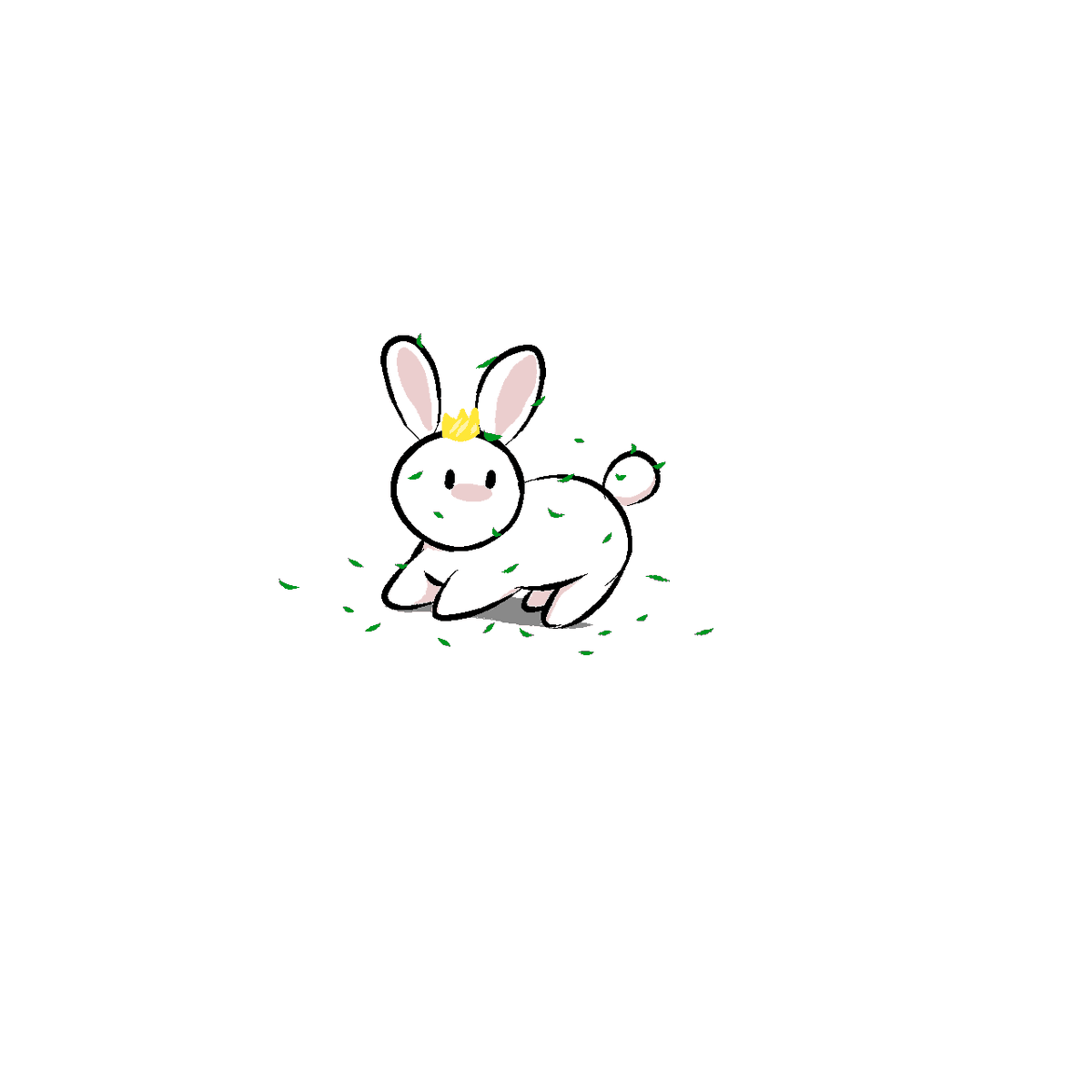 Is a bunmy. 

#bunny #cute #digitalartwork  #drawing