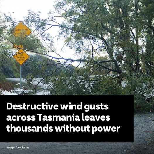 Some areas of Tasmania have experienced record July winds over the past 24 hours, including a 143 km/h gust at Strahan Airport. 📻 For the latest updates tune in to ABC Hobart or ABC Northern Tasmania on radio, the ABC Listen app or online at ab.co/Hobart.