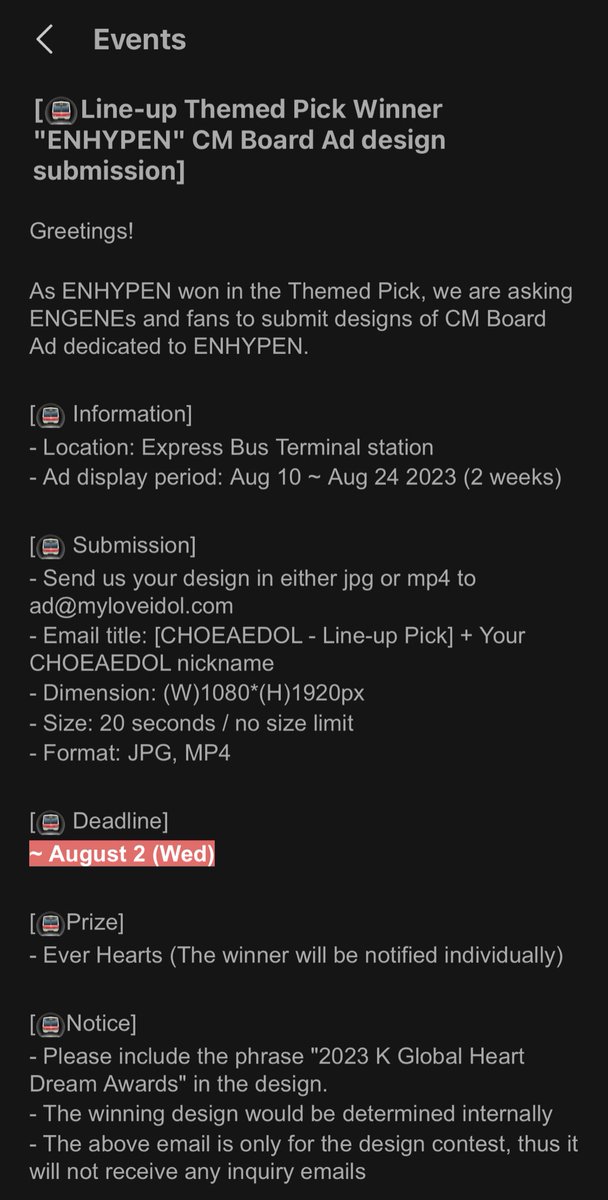 CONNECTEN_GENE's tweet photo. You can read more information by clicking Menu > Events > [🚇 Line-up Themed Pick Winner “ENHYPEN” CM Board Ad design submission]

@ENHYPEN_members @ENHYPEN https://t.co/UhVJSgQpSC