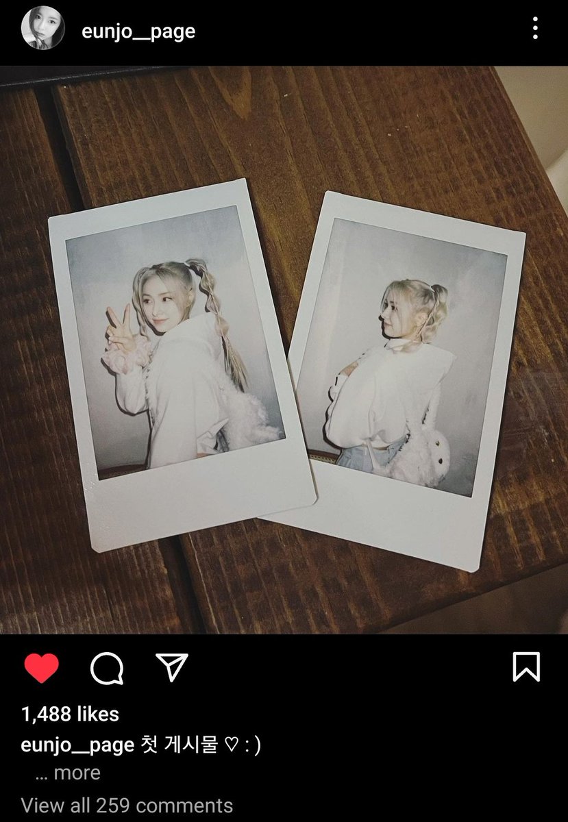 🐯 | E veio aí a primeira conta individual das meninas! 

Já seguiram a Eunjo no Instagram? 
-
#Dreamnote #Eunjo