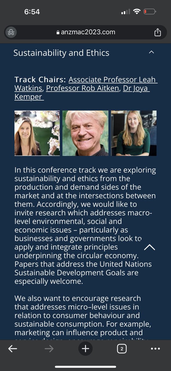 If the digital marketing track was great,  this track on sustainability is the best.  Sorry ⁦⁦<a href="/jamie007carlson/">Jamie Carlson</a>⁩ ⁦<a href="/ANZMAC/">ANZMAC 🌏</a>⁩ #anzmac2023

Check out anzmac2023.com