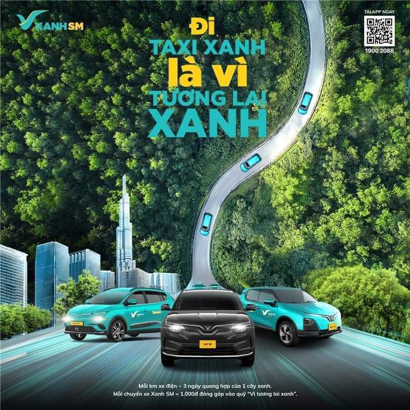 Với mỗi chuyến đi cùng Xanh SM là bạn đang góp 1.000 đồng vào quỹ “Tương lai xanh”, tương đương rất nhiều nhiều tỷ/năm để thực hiện các dự án và hành động thiết thực nhằm bảo vệ môi trường vì tương lai xanh - sạch - đẹp! 🥰🫶😘
#Xanhsm #VinFast