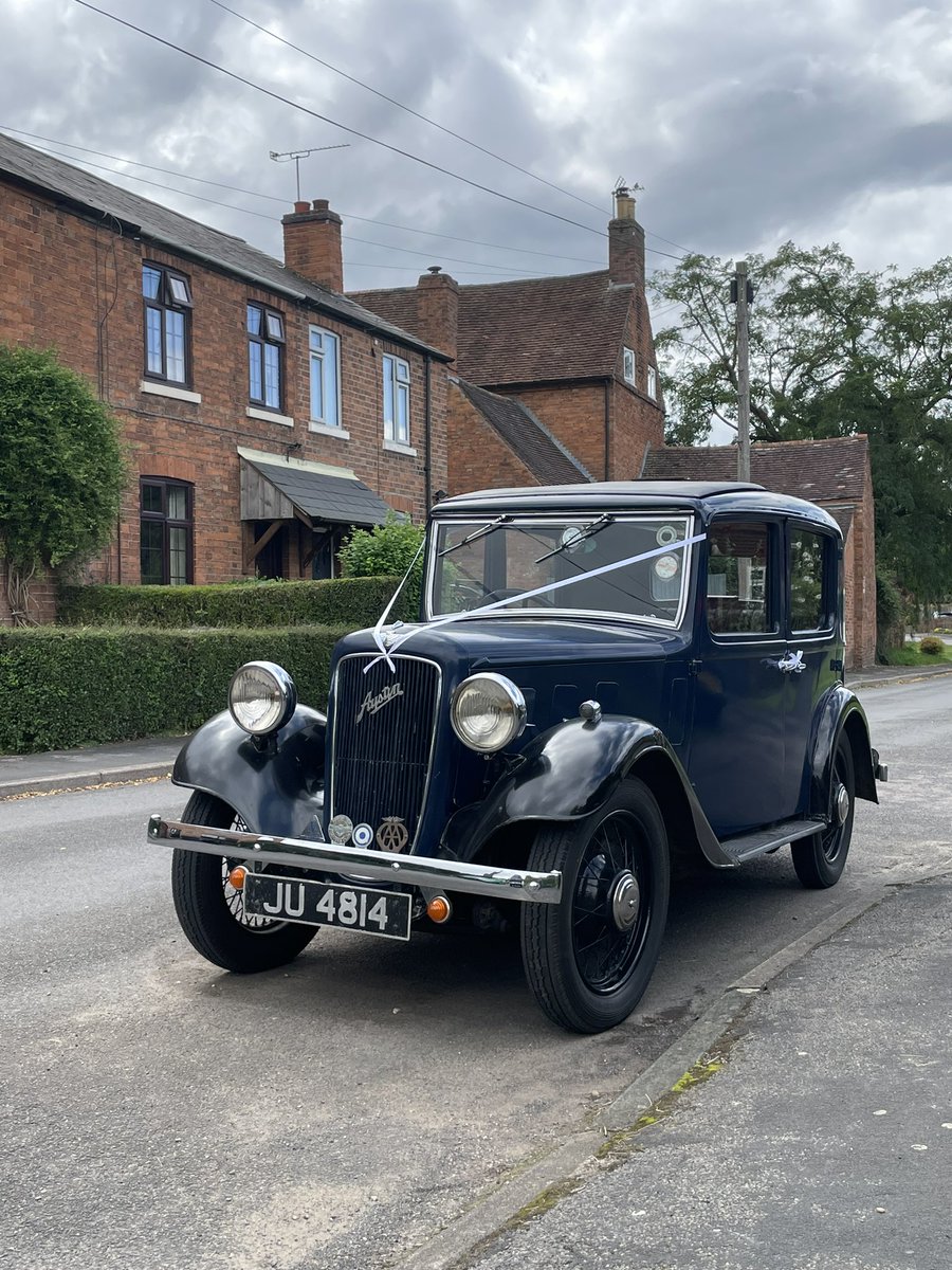 duncanhilluk's tweet photo. Family wedding this weekend with a classic 1934  #Austin12  - fabulous company and informality at #sherbournepark #warwickshire https://t.co/xjv4DCe6oJ