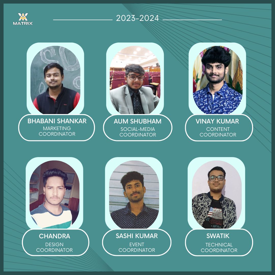 matrix_nitr's tweet photo. It's official !!!
Matrix—The Marketing Club has a new Executive Board and we couldn't be more thrilled to share them with you. Let us send a warm welcome to our new team members, who are eager to push our marketing activities to the next level. https://t.co/TTSJjkPzbE