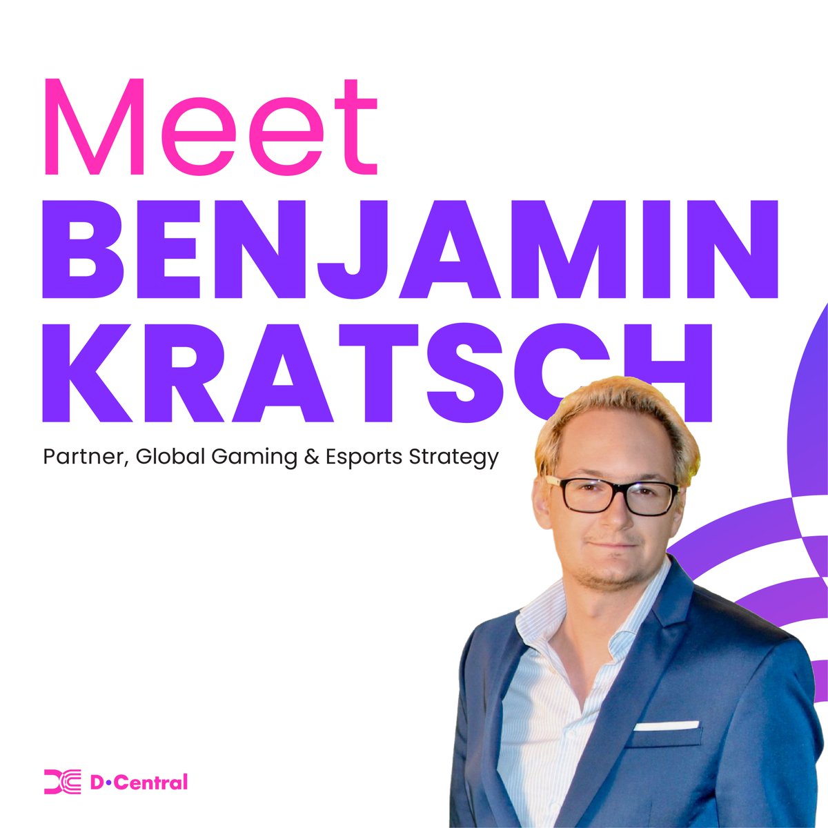 DCentralNow's tweet photo. Conquer the gaming world with us! 🎮🚀 
@DCentralNow is thrilled to introduce our newest partner, Benjamin Kratsch, a visionary in Global Gaming &amp; Esports Strategy. https://t.co/BzVeoxt0fR