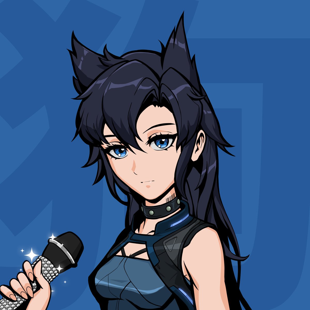 Reiko immigrated to JIO when she was 16. Since then she's experienced a prolific rise to the top of JIO's pop scene as a singer and influencer.

Offstage she remains distant and secretive, adding to her enigmatic appeal as one of JIO's most popular female idols.
🎤🐕