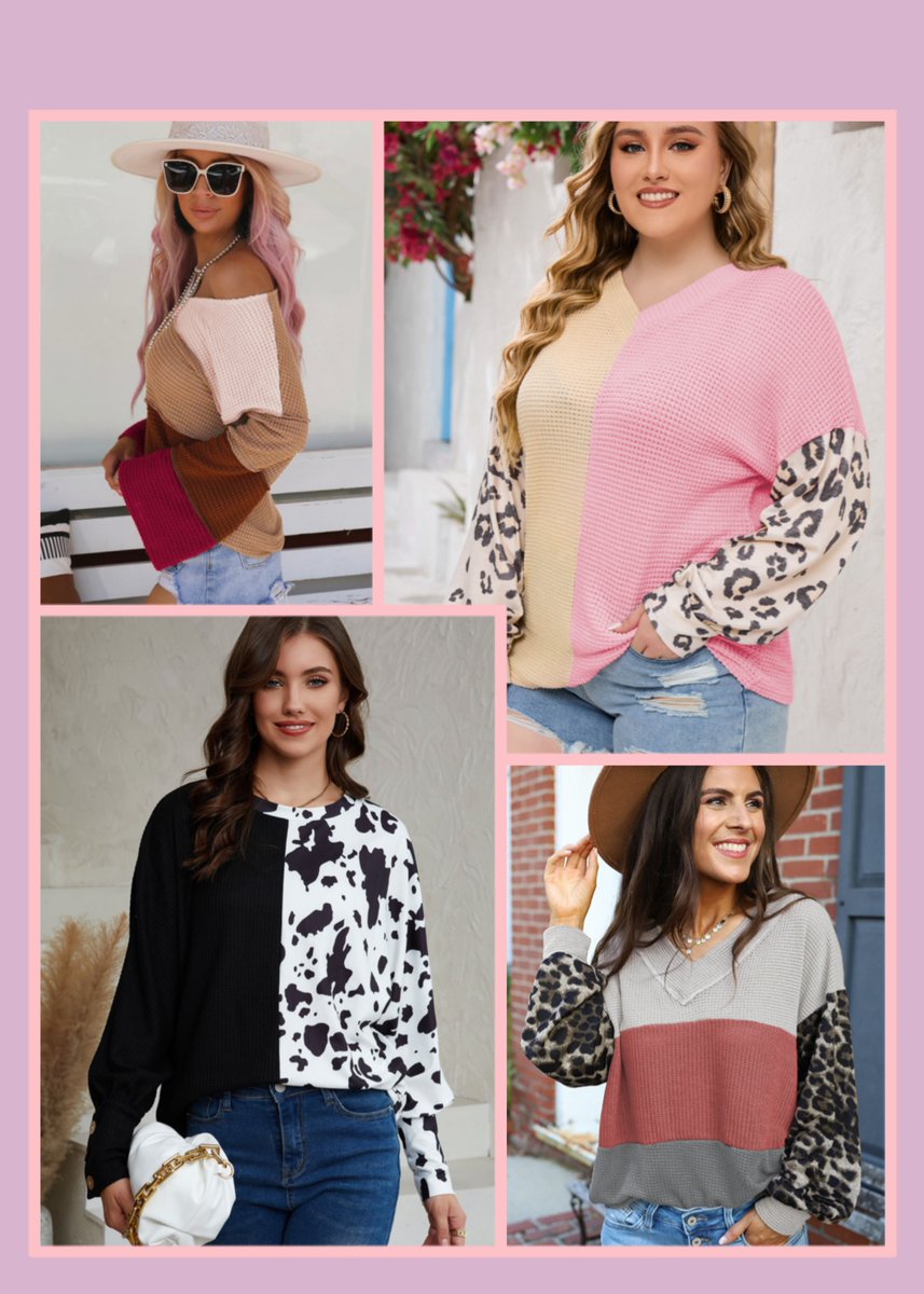 Kaini666's tweet photo. The combination of color contrast design and waffle knit will make a statement.😎
https://t.co/R8p3pzMTJs
#dropshipping #wholesaleclothing #DearLover #colorblock #waffle #plussizefashion #fashionstyle #fashiontrends #leoparddesign https://t.co/POjys3NRfA