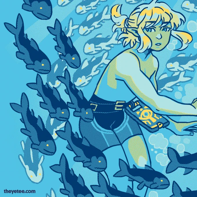 Deep blue sea… #sneakpeek #dailytees 
