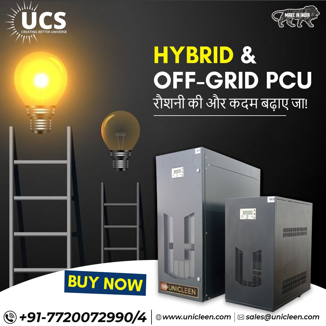 unicleen's tweet image. Make wise choice of picking the right power back-up solution for your home or workspace

Call us: +91-7720072990/4
Mail Us: sale@unicleen.com
Website: unicleen.com

#hybrid #offgridpcu #unicleen #solarenergy #onlineinverter #greenenergy
#unicleensolution #sustainable