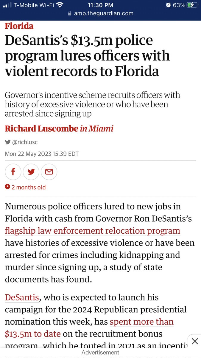 KCBurden1's tweet photo. @RonDeSantis Ahhhh yes your whataboutism instead of focusing on your bonuses to bottom of the barrel cops that have gotten fired from other departments due to *checks notes* too many disciplinary actions in the form of excessive force. “Best and brightest”?
https://t.co/IfArEPmPMO https://t.co/IEiFxLn1XM