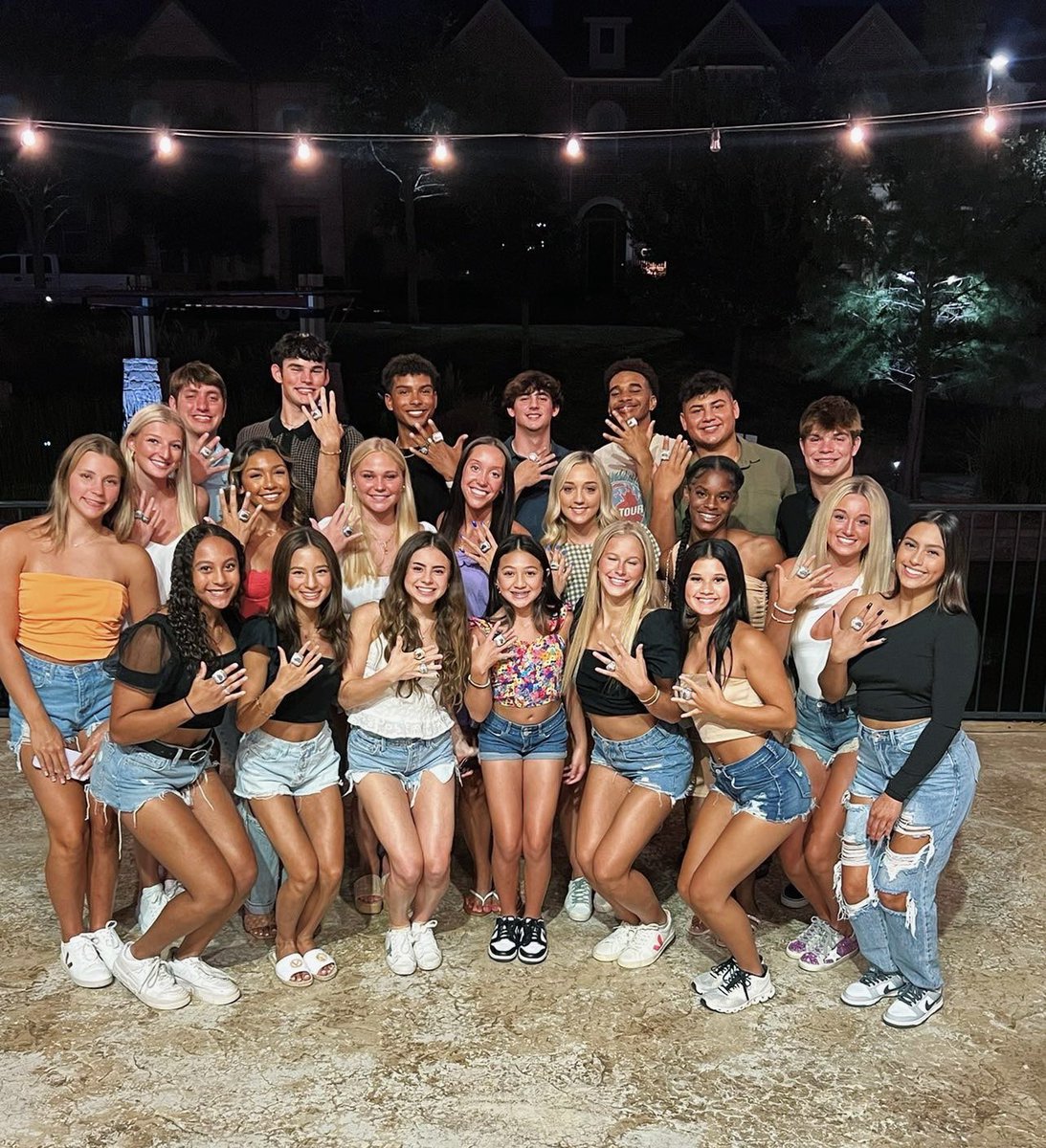 The most beautiful NCA rings 🥹💍💜 THANK YOU <a href="/DBSchamprings/">@DesignsBySantwon</a>