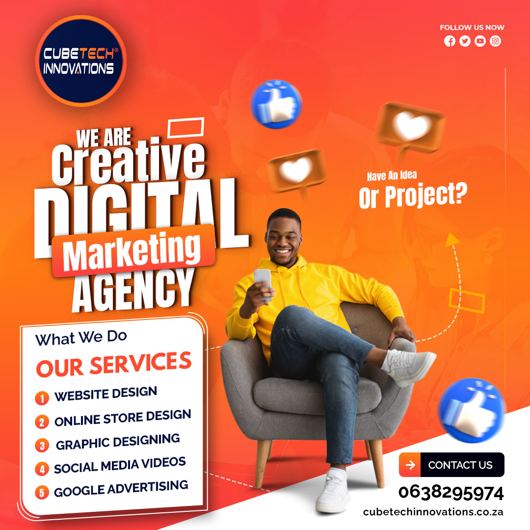 We believe that first impressions matter. Our designs are visually captivating, grabbing attention from the moment visitors land on your website.  Whatsapp wa.me/27638295974Vis… our website to view our portfolio cubetechinnovations.co.za/website-design…