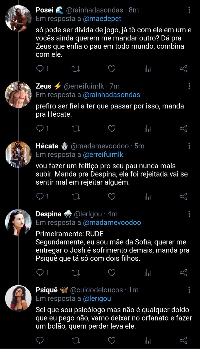 imorpg's tweet photo. Para comemorar a volta do Josh, vou compartilhar com vocês o que está acontecendo em nosso twitter. 

Confesso que estou louquinha pra saber quem vai perder. -MM https://t.co/my35WaATad