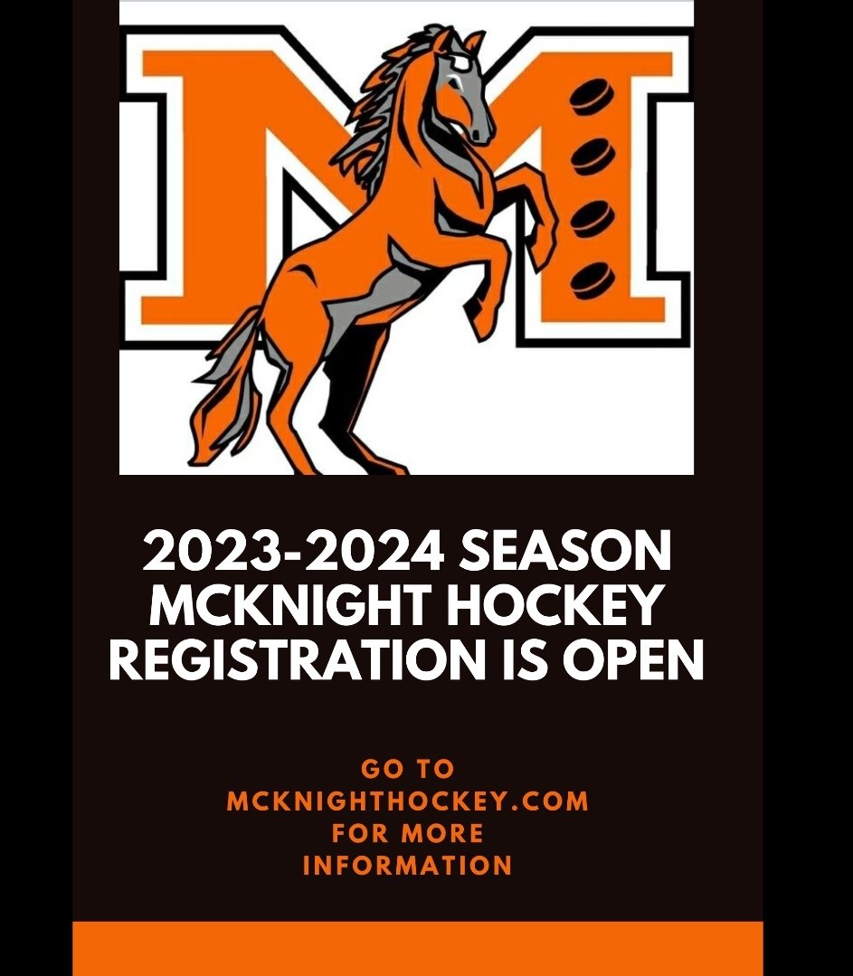 Have you registered for the 2023-2024 hockey season?  Go to mcknighthockey.com for more details.  See you on the ice!!

#mcknighthockeyassociation #registration #minorhockey