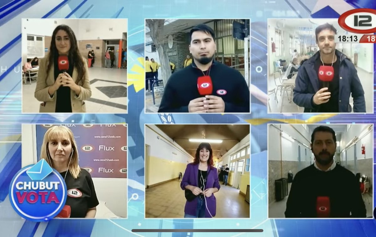 negurza's tweet photo. ELECCIONES CHUBUT 2023 🗳️

Terminó un día largo de mucho trabajo. 

👏 Felicitaciones a todo el gran equipo de @Canal12web, por la transmisión de primer nivel. 

📍6 móviles en vivo
🖥️ Transmisión en Tv
📱 El minuto a minuto en https://t.co/7nTzyB8PRs y rrss.

¡Impecable laburo! https://t.co/XHF6HYdJyL