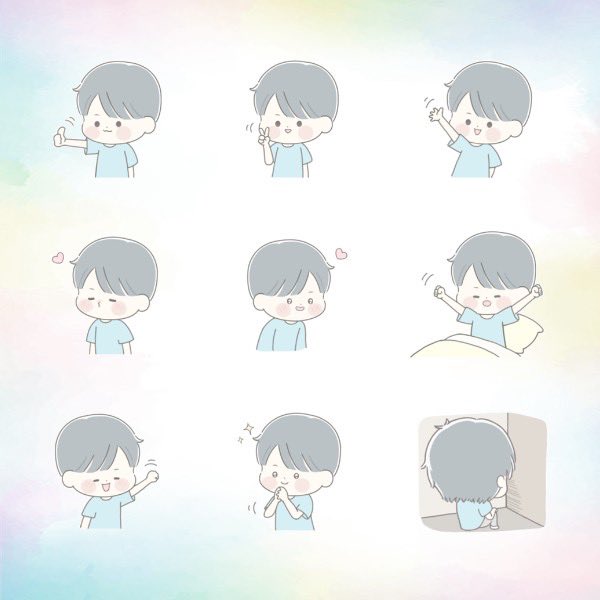 WEIYAの透明LINEスタンプが登場!
日常でよく使われる表現♡

透明な女の子♡ LINEスタンプ ✨
line.me/S/sticker/2384…

透明な少年☆ LINEスタンプ ✨
line.me/S/sticker/2384…

数量x40 #LINEスタンプ
(global sale )